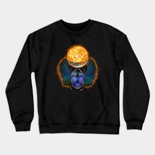 Egyptian Beetle Messenger of Ra Crewneck Sweatshirt